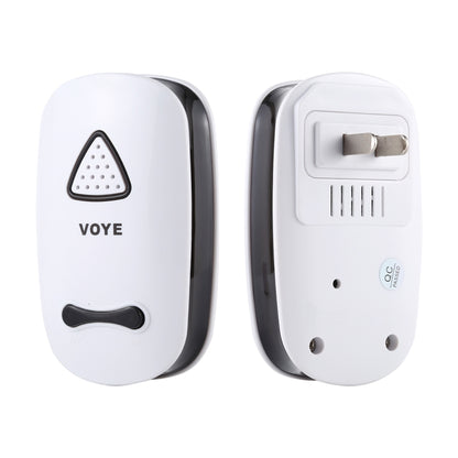 VOYE V025F Home Music Remote Control Wireless Doorbell with 38 Polyphony Sounds, US Plug(White) - Security by VOYE | Online Shopping UK | buy2fix