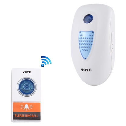 VOYE V003A Home Music Remote Control Wireless Doorbell with 38 Polyphony Sounds, US Plug (White) - Wireless Doorbell by VOYE | Online Shopping UK | buy2fix