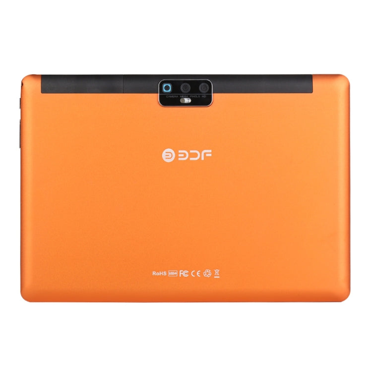 BDF H1 3G Phone Call Tablet PC, 10.1 inch, 2GB+32GB, Android 9.0, MTK8321 Octa Core Cortex-A7, Support Dual SIM & Bluetooth & WiFi & GPS, EU Plug(Orange) - BDF by BDF | Online Shopping UK | buy2fix