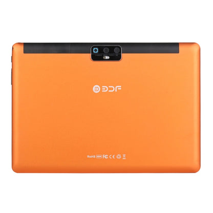 BDF H1 3G Phone Call Tablet PC, 10.1 inch, 2GB+32GB, Android 9.0, MTK8321 Octa Core Cortex-A7, Support Dual SIM & Bluetooth & WiFi & GPS, EU Plug(Orange) - BDF by BDF | Online Shopping UK | buy2fix
