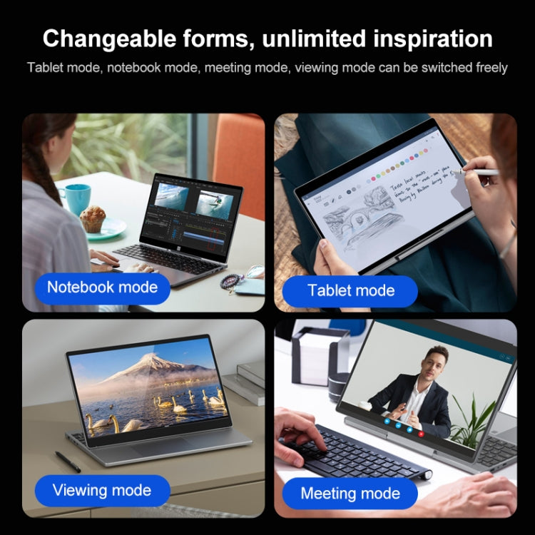 N95 Yoga Laptop, 15.6 inch, 12GB+1TB, Windows 10, Intel Alder Lake N95 Quad Core 1.7GHz-3.4GHz, Support Dual Band WiFi / BT - Others by buy2fix | Online Shopping UK | buy2fix