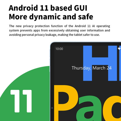 HEADWOLF Hpad1 4G LTE, 10.4 inch, 8GB+128GB, Android 11 Unisoc T618 Octa Core up to 2.0GHz, Support Dual SIM & WiFi & Bluetooth, Global Version with Google Play, US Plug(Grey) - Other by HEADWOLF | Online Shopping UK | buy2fix