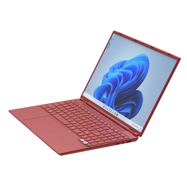 HONGSAMDE HL160G Notebook, 16 inch, 12GB+256GB, Windows 10 Intel Celeron N5095 Quad Core 2.0-2.9GHz, Support TF Card & WiFi & BT & HDMI (Red) - HONGSAMDE by Hongsamde | Online Shopping UK | buy2fix