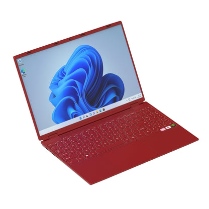 HONGSAMDE HL160G Notebook, 16 inch, 12GB+512GB, Windows 10 Intel Celeron N5095 Quad Core 2.0-2.9GHz, Support TF Card & WiFi & BT & HDMI (Red) - HONGSAMDE by Hongsamde | Online Shopping UK | buy2fix