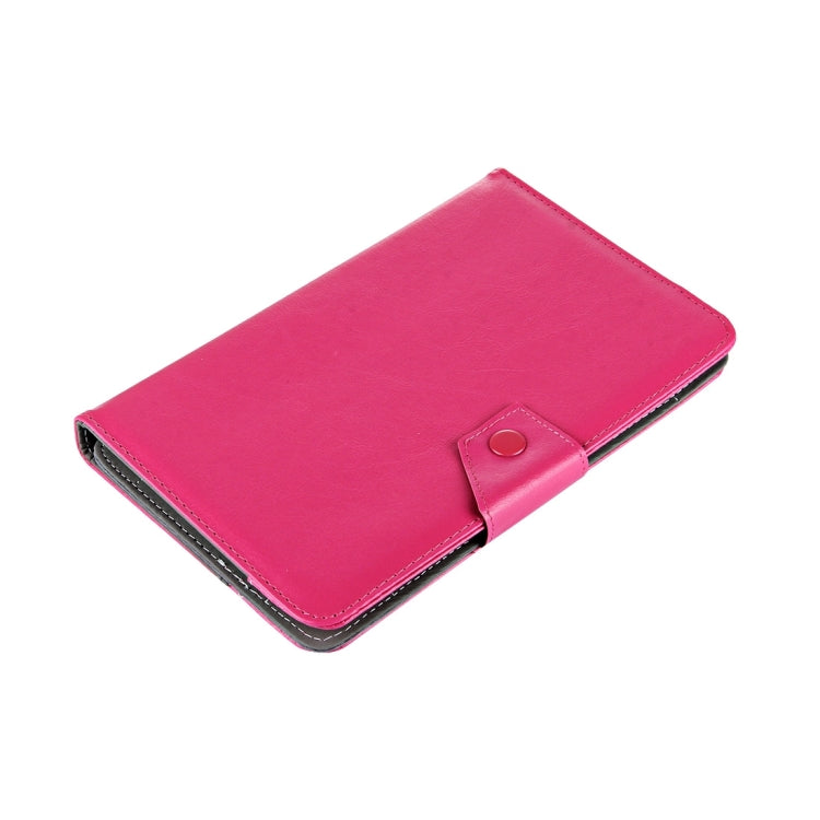 10 inch Tablets Leather Case Crazy Horse Texture Protective Case Shell with Holder for Asus ZenPad 10 Z300C, Huawei MediaPad M2 10.0-A01W, Cube IWORK10(Magenta) - 10 - 11 inch by buy2fix | Online Shopping UK | buy2fix