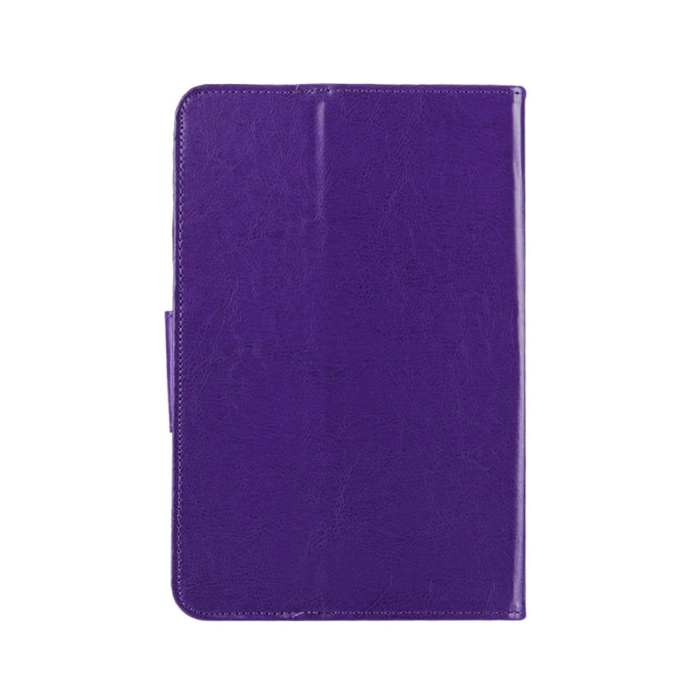 10 inch Tablets Leather Case Crazy Horse Texture Protective Case Shell with Holder for Asus ZenPad 10 Z300C, Huawei MediaPad M2 10.0-A01W, Cube IWORK10(Purple) - 10 - 11 inch by buy2fix | Online Shopping UK | buy2fix