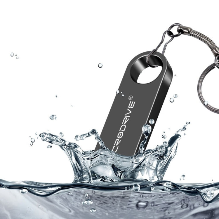 MicroDrive 32GB USB 2.0 Metal Waterproof High Speed U Disk(Grey) - USB Flash Drives by MicroDrive | Online Shopping UK | buy2fix