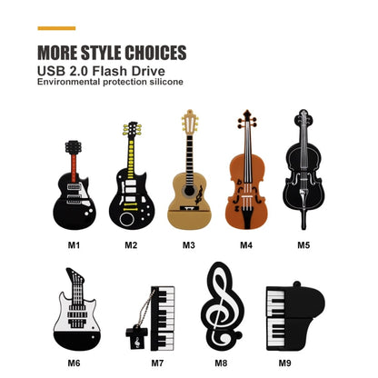 MicroDrive 128GB USB 2.0 Music Note U Disk - USB Flash Drives by MicroDrive | Online Shopping UK | buy2fix